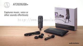 Audio Technica AT2020USB+ Cardioid Condenser USB Microphone Complete Set