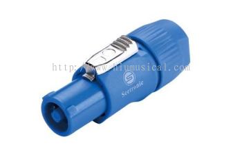 Seetronic SAC3FCA Power Connector Male Panel Blue