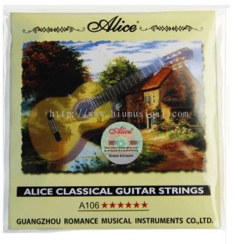 Alice classical guitar strings A106 Clear Nylon strings