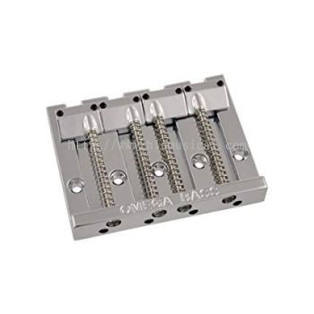 Allparts BB-3350-010 4-String Omega Bass Bridge Chrome