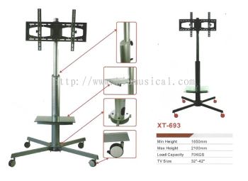 XT-693 Glass A/V Stand