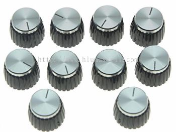 KAISH Guitar AMP Amplifier Push on fit Knobs Black