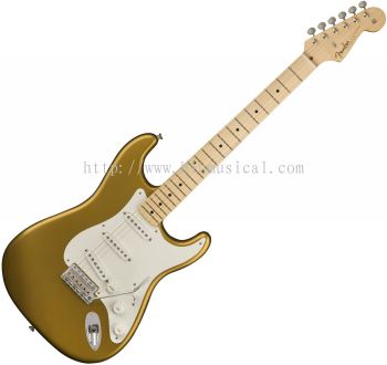 Fender American Original 50s Stratocaster Electric Guitar, Maple FB, Aztec Gold