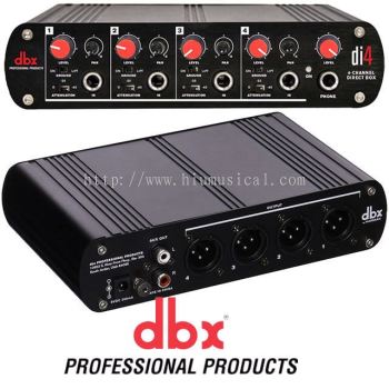 DBX DI4 Active 4 Channel Direct Box with Line Mixer