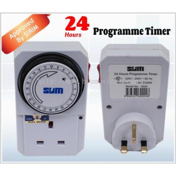 Sum Programmer Timer 0024 & With SIRIM Approved 24 Hours