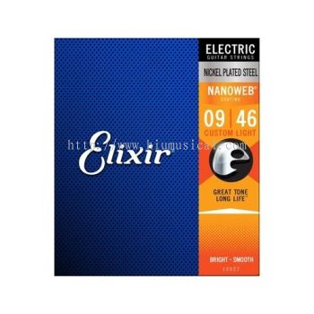 Elixir 12027 Nanoweb Electric Guitar Strings 9-46