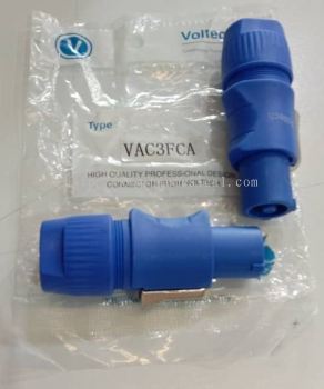 Voltech VAC3FCA AC Male Power Connector 