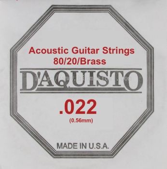 D'Aquisto Acoustic Guitar Strings 80/20/Brass