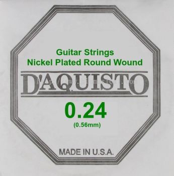 D'Aquisto Guitar Strings Nickel Plated Round Wound