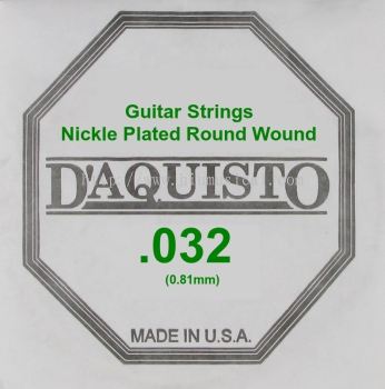 D'Aquisto Guitar Strings Nickel Plated Round Wound