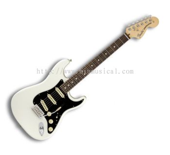 Fender American Performer Stratocaster Electric Guitar Rosewood FB, Arctic White