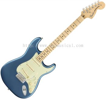 Fender American Performer Stratocaster Electric Guitar Maple FB, Satin Lake Placid Blue