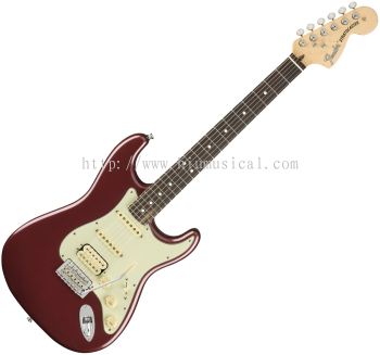 Fender American Performer HSS Stratocaster Electric Guitar, Rosewood FB, Aubergine