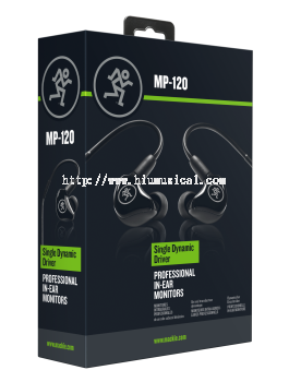 Mackie MP-120 Single Dynamic Driver Professional In-Ear Monitors