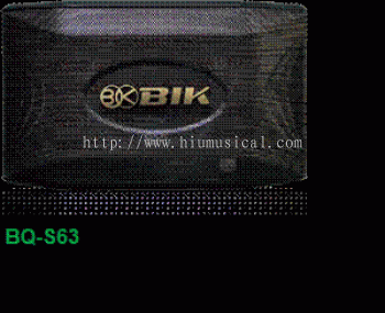 BIK BQ – S63 10’’ 2-WAY 3 SPEAKERS