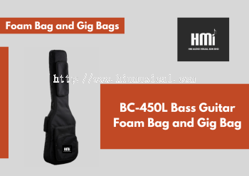 BC-450L Bass Guitar Foam Bag and Gig Bag