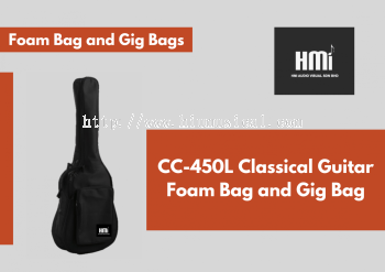 CC-450L Classical Guitar Foam Bag and Gig Bag