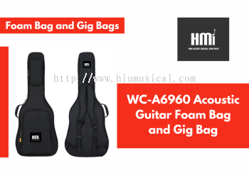 WC-A6960 Acoustic Guitar Foam Bag and Gig Bag