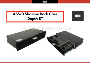 ABS-D Shallow Rack Case Depth 8'’