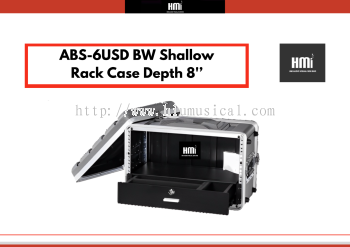 ABS-6USD BW Shallow Rack Case Depth 8'’