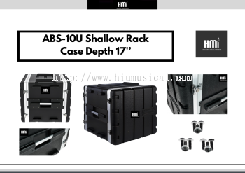 ABS-10U Shallow Rack Case Depth 17'’