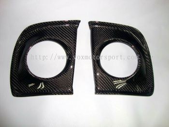 MITSUBISHI LANCER EVO X  FOGLIGHT COVER  RALLIART CARBON