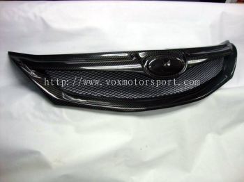 subaru impreza 10th grille mesh carbon fibre