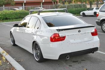 bmw e90 3series rear boot spoiler m tech style for e90 add on upgrade performance look real carbon fiber material new set
