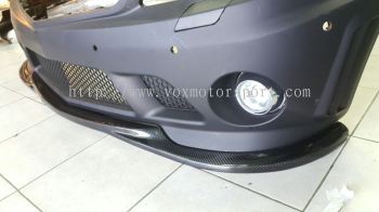 2007 2008 2009 2010 2011 2012 2013 mercedes benz w204 godhand front lip for w204 c63 bumper add on upgrade performance look real carbon fiber material new set