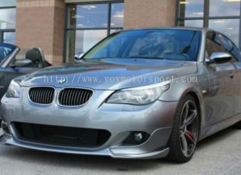 bmw e60 5 series m tech front lip hartge style add on upgrade performance look pp material new set