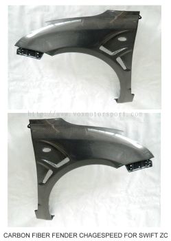 2005 2006 2007 2008 2009 2010 2011 suzuki swift chargespeed style front fender replace upgrade performance look real carbon fiber material new set