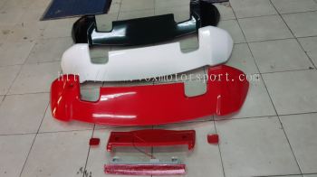2014 2015 2016 2017 2018 2019 2020 honda jazz fit gk rs spoiler add on upgrade performance look abs material new set
