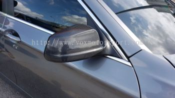 bmw f10 side mirror cover add on real carbon material new set