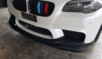 bmw f10 front lip 3d design m5 msport add on real carbon material new set