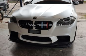 bmw f10 front lip 3d design m5 msport add on real carbon material new set