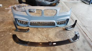 bmw f10 m performance front lip for m4 style front bumper m4 add on real carbon fiber material new set  