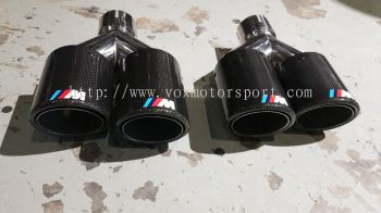 Bmw f30 m performance carbon exhoust tail pipe tip 