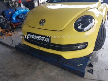 volkswagen beetle oettinger style front lip oettinger style frp pp material new set