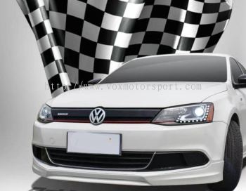 Volkswagen jetta voltex style bodykit front lip pp material new set provide installation