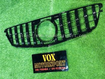 Mercedes benz w204 gt grille gloss black replace upgrade performance look new set