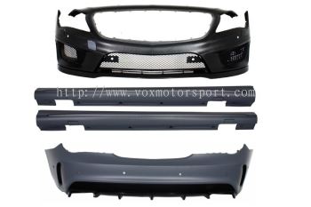 mercedes benz cla w117 amg style bodykit set bumper replace upgrade pp material new set
