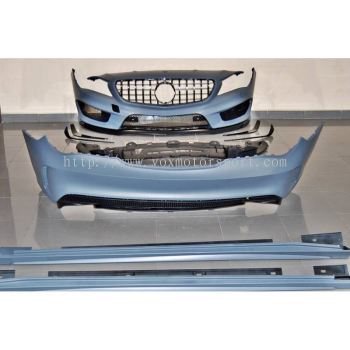 mercedes benz cla class w117 amg style bodykit set bumper replace upgrade pp material new set