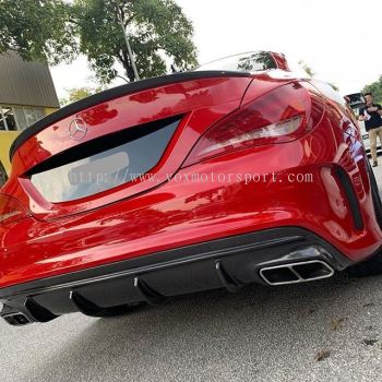 mercedes benz cla w117 rear bumper bodykit amg cla45 replace upgrade pp material new set