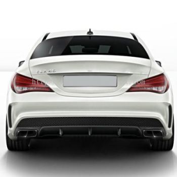 mercedes benz cla w117 rear bumper bodykit amg cla45 replace upgrade pp material new set