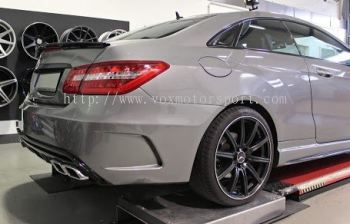 mercedes benz rear bumper w207 coupe bodykit prior style for w207 replace upgrade performance look frp fiber mat