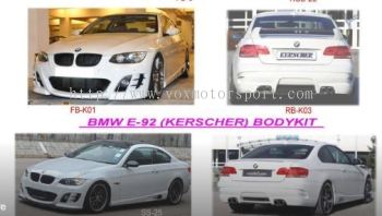 bmw e92 coupe bodykit kerscher style for e92 replace upgrade performance look frp material new set