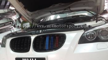 bmw e60 tri color grill m5 style for e60 replace upgrade performance look abs material new set  