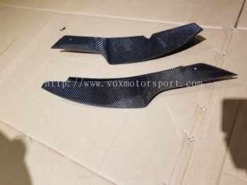bmw e90 lci 3series front splitters for e90 mtech front bumper add on upgrade performance look real carbon fiber material new set 