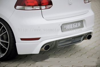 2010 2011 2012 2013 2014 volkswagen golf gti mk6 rear lip rieger style for mk6 golf gti add on upgrade performance look pu material new set