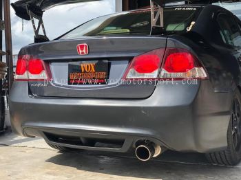 2006 2007 2008 2009 2010 2011 honda civic fd2 bodykit type r style rear bumper for civic fd4 replace upgrade performance look pp copy ori material new set